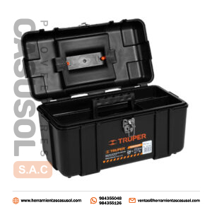 Caja Para Herramientas 17» Calidad Industrial Negro Truper 19656