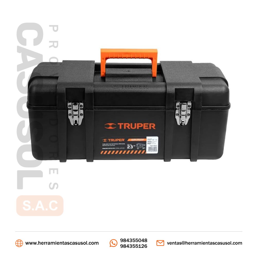 Caja Para Herramientas 23» Calidad Industrial Negro Truper 11506