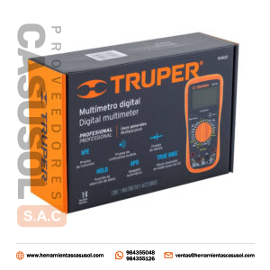 Multimetro Digital Profesional Truper 10402 Mut-39