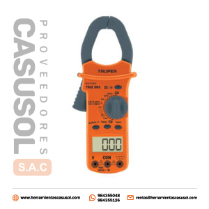 Pinza Amperimetrica Digital Con Gancho Mut-202 Truper 10404