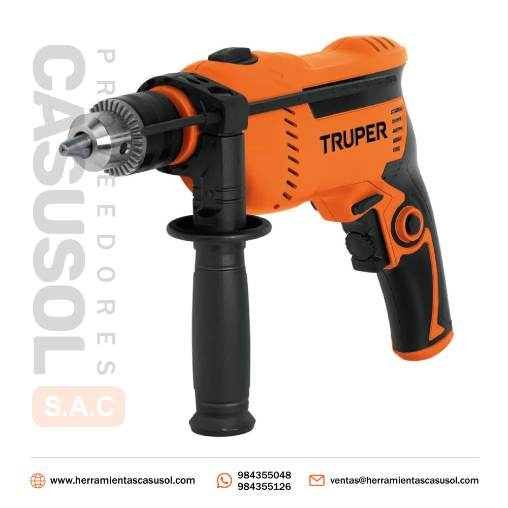 Taladro Percutor 1/2» Profesional 700 W Truper 15347